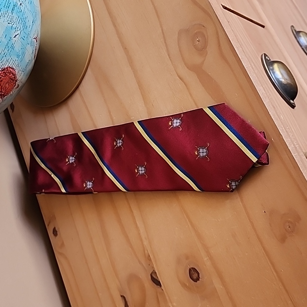 Vintage Burberrys of London silk tie